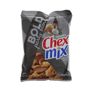 A bag of Chex Mix in bold flavor.