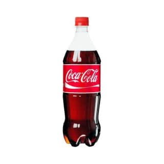 A bottle of coca cola